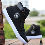 Load image into Gallery viewer, High-top Sneakers - Men&#39;s Lace-up Canvas
