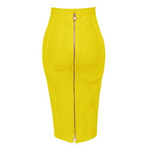 Zipper Formal Pencil Skirt for Women