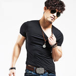 Load image into Gallery viewer, Men&#39;s Fitness Slim Fit V&amp;O Neck Shirts
