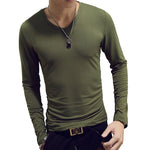 Load image into Gallery viewer, Long Sleeve Men&#39;s Casual T-shirts
