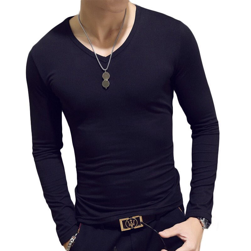 Long Sleeve Men's Casual T-shirts