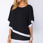 Load image into Gallery viewer, Women&#39;s Double Layer Chiffon Blouse
