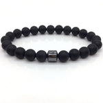 Load image into Gallery viewer, Men Cylinder Hematite Bracelets - Classic Natural Stone Beads Bracelets
