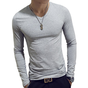 Long Sleeve Men's Casual T-shirts