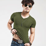 Load image into Gallery viewer, Men&#39;s Fitness Slim Fit V&amp;O Neck Shirts
