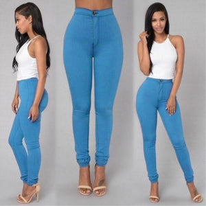 Stretchy & Skinny High Waist Casual Pencil Pants for Women