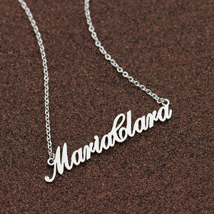 Custom Name Necklace Personalized Nameplate Pendant Necklaces Men & Women