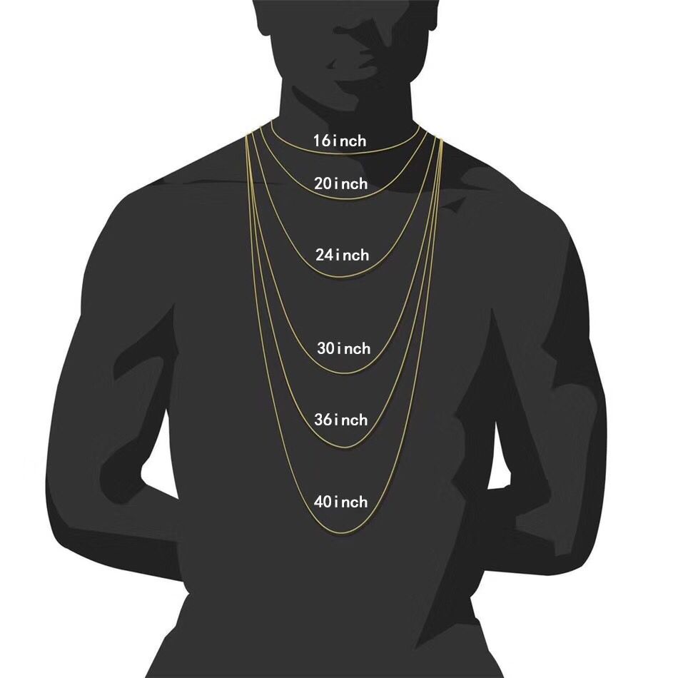 Zircon Necklace Men Hip hop Jewelry Gold & Silver Colors Iced Out Bling