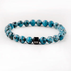 Men Cylinder Hematite Bracelets - Classic Natural Stone Beads Bracelets