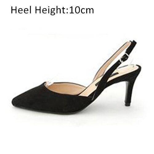 Pointed Toe Ankle Strap Heels