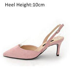 Load image into Gallery viewer, Pointed Toe Ankle Strap Heels
