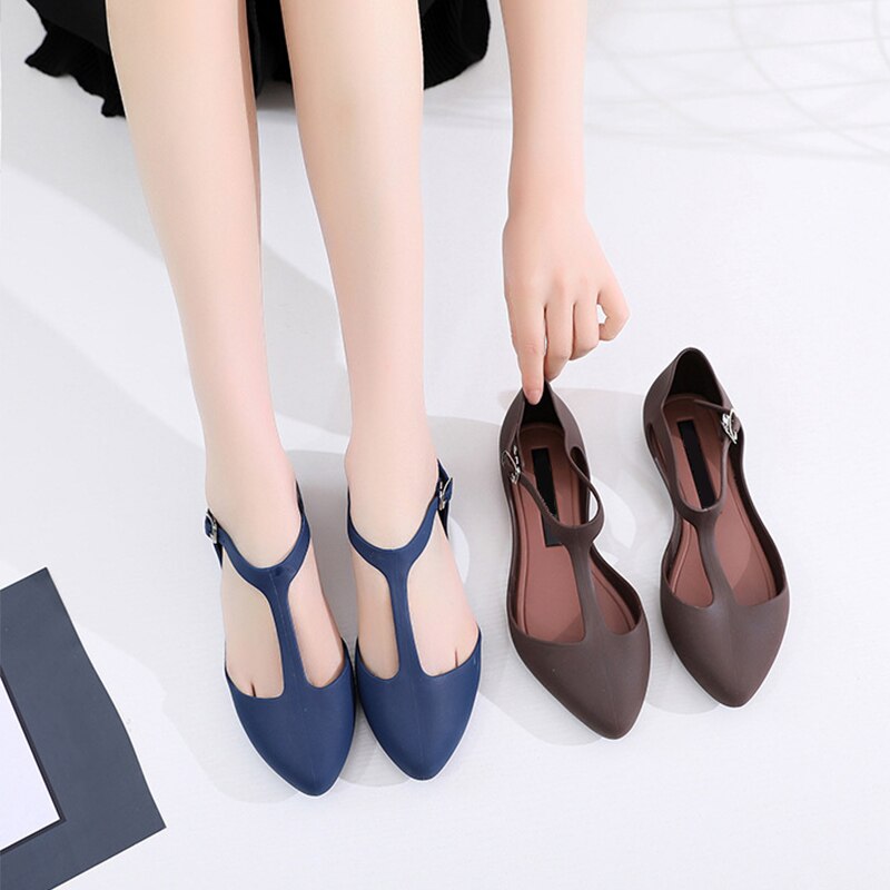 Buckle Strap Comfortable Women's Flats