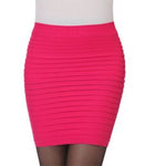 Load image into Gallery viewer, Women&#39;s Sexy Pleated Short Skirt with Elastic Waistband
