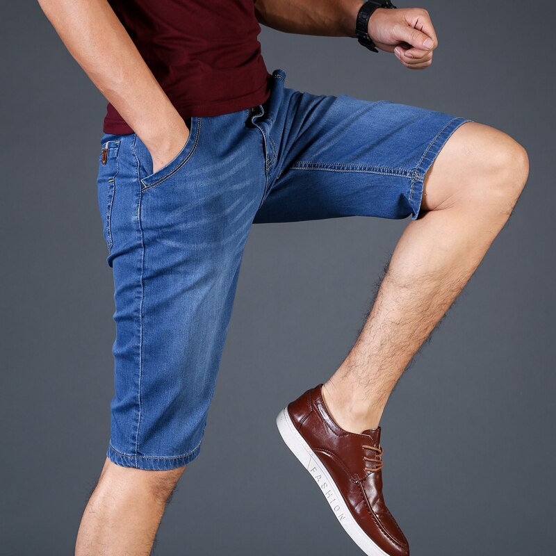 Summer Men's Jean Shorts - Casual Denims