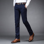 Load image into Gallery viewer, Elegant Regular Fit Straight Pants for Men
