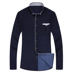 Men's Long Sleeve Slim Fit Shirt