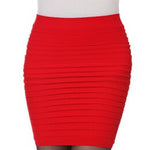 Load image into Gallery viewer, Women&#39;s Sexy Pleated Short Skirt with Elastic Waistband
