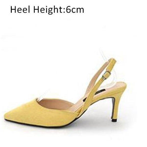 Pointed Toe Ankle Strap Heels