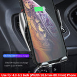 Load image into Gallery viewer, Automatic Clamping Wireless Phone Car Charger For iPhone &amp; Samsung - Phone Charger and Holder
