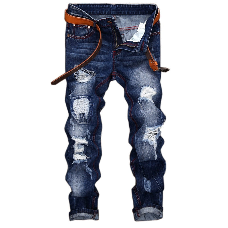 Ripped Fashion Men's Denim Jeans