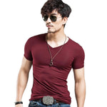 Load image into Gallery viewer, Men&#39;s Fitness Slim Fit V&amp;O Neck Shirts
