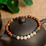 Load image into Gallery viewer, Classic Natural Wood Beads Bracelet
