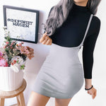 Load image into Gallery viewer, Bodycon Shoulder Straps Skirt - Women&#39;s Suspender Skirt
