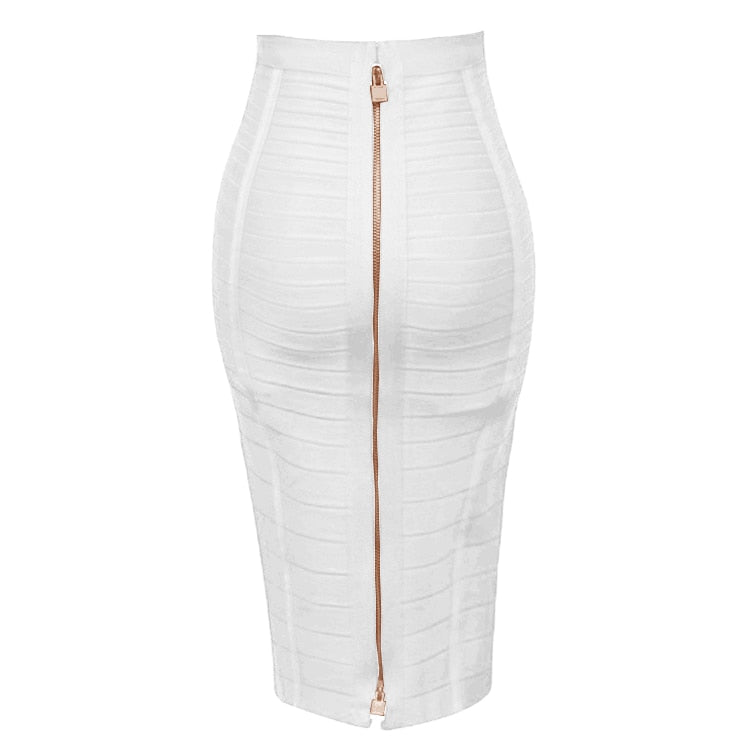 Zipper Formal Pencil Skirt for Women