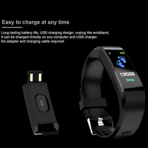 Sleek Unisex Fitband Smart Watch Compatible with IOS & Android