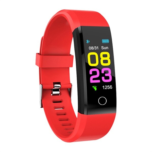 Sleek Unisex Fitband Smart Watch Compatible with IOS & Android