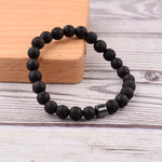 Load image into Gallery viewer, Men Cylinder Hematite Bracelets - Classic Natural Stone Beads Bracelets
