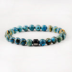 Load image into Gallery viewer, Men Cylinder Hematite Bracelets - Classic Natural Stone Beads Bracelets
