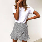 Load image into Gallery viewer, Cute Ruffle High Waist Skirt - Women&#39;s Skirts
