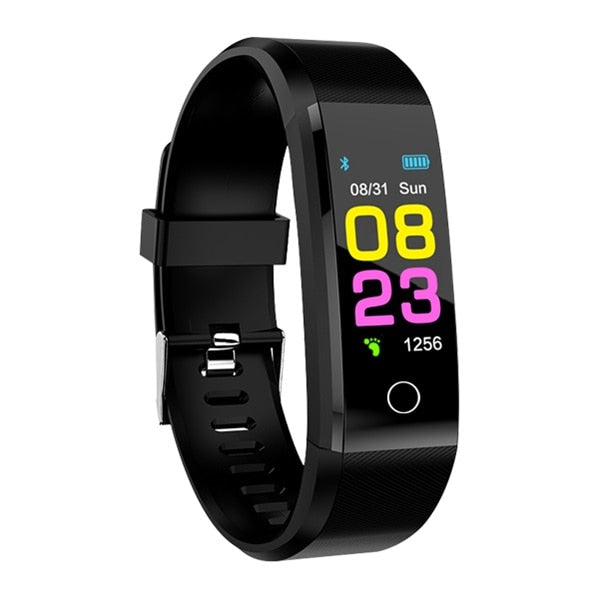 Sleek Unisex Fitband Smart Watch Compatible with IOS & Android