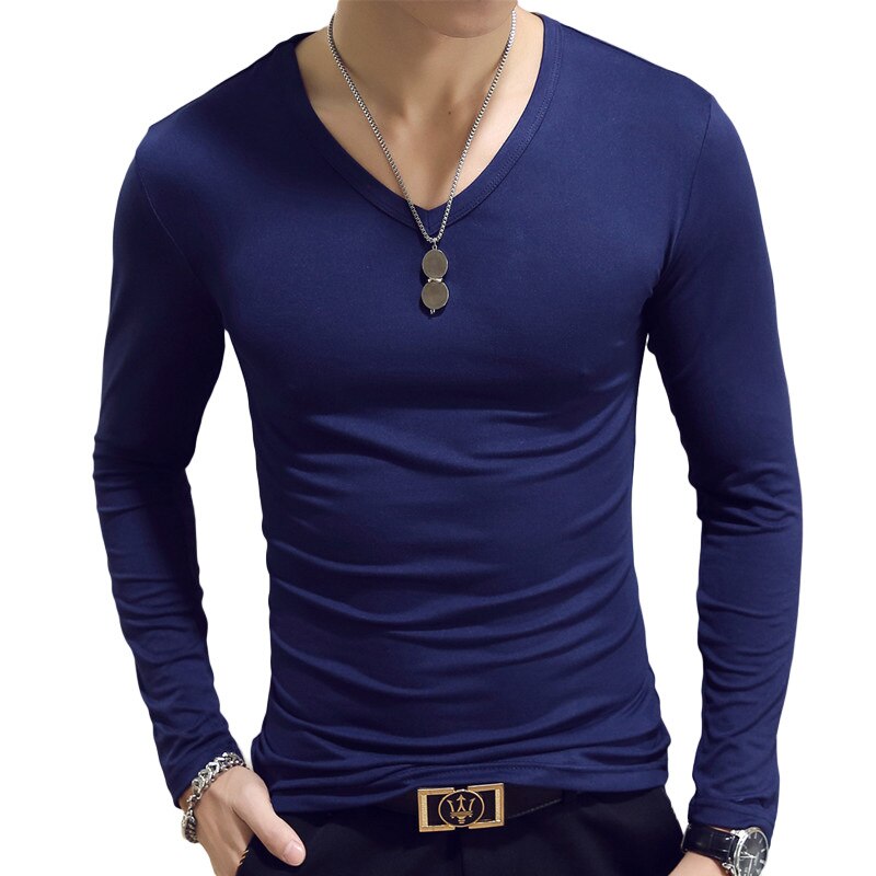 Long Sleeve Men's Casual T-shirts