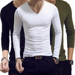 Load image into Gallery viewer, Long Sleeve Men&#39;s Casual T-shirts
