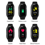 Load image into Gallery viewer, M1 Smart Watch with Bluetooth Earbuds Heart Rate Monitor Fitness Tracker Blood Pressure Smartwatch for IOS Android Phone
