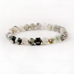 Load image into Gallery viewer, Men Cylinder Hematite Bracelets - Classic Natural Stone Beads Bracelets
