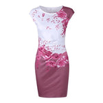 Load image into Gallery viewer, Slim-Fitted Women&#39;s Bodycon Floral Dress
