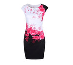 Load image into Gallery viewer, Slim-Fitted Women&#39;s Bodycon Floral Dress
