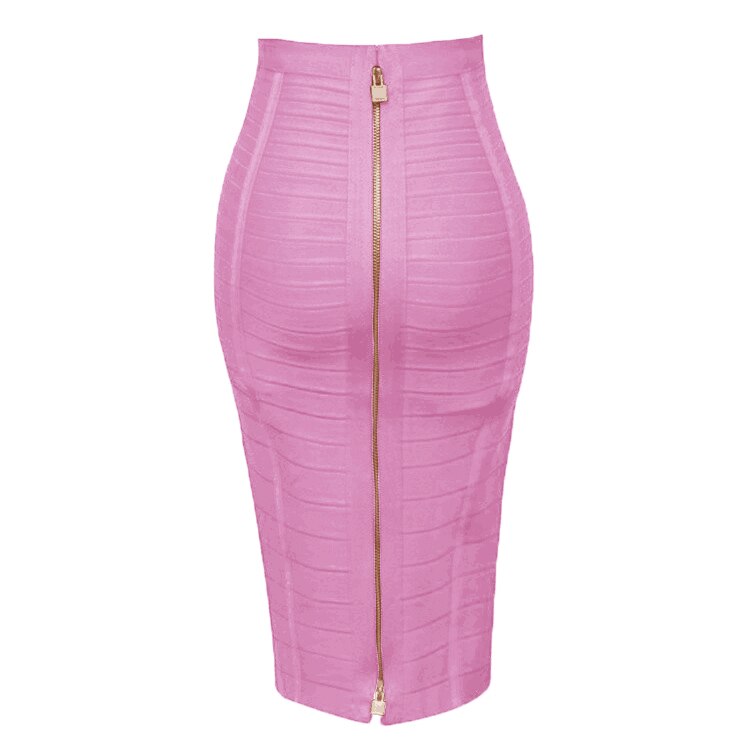 Zipper Formal Pencil Skirt for Women