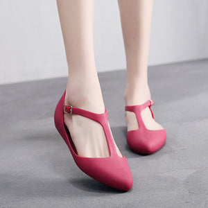 Buckle Strap Comfortable Women's Flats