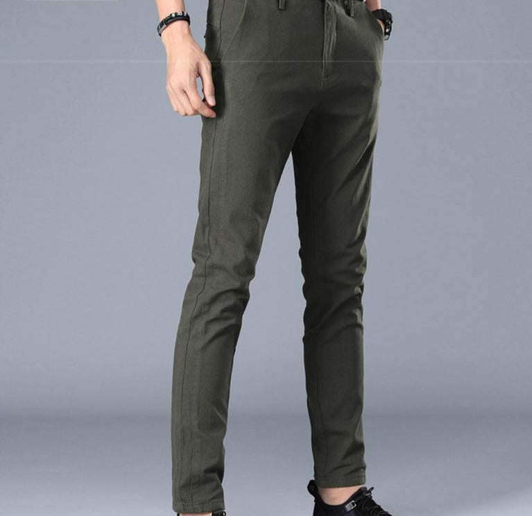 Classic Business Straight Pants - Men's Trousers