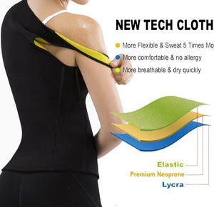 Neoprene Sweat Sauna Body Shapers Vest for Women