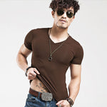 Load image into Gallery viewer, Men&#39;s Fitness Slim Fit V&amp;O Neck Shirts
