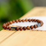 Load image into Gallery viewer, Classic Natural Wood Beads Bracelet
