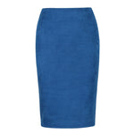 Load image into Gallery viewer, Women&#39;s Suede Midi Slim Fit Skirt
