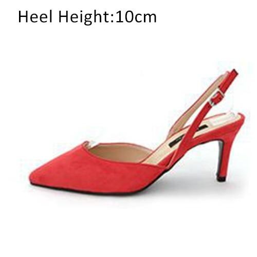 Pointed Toe Ankle Strap Heels