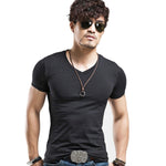 Load image into Gallery viewer, Men&#39;s Fitness Slim Fit V&amp;O Neck Shirts
