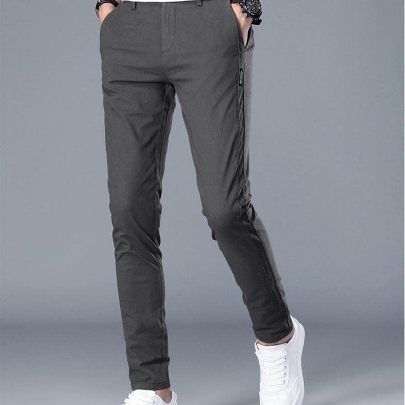 Classic Business Straight Pants - Men's Trousers